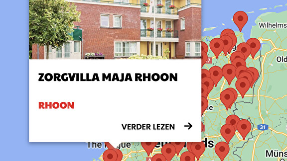 Interactieve wereldkaart voor projecten of verkooppunten